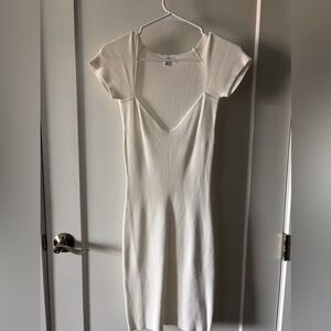 White mini dress size M